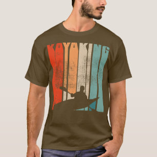 T-shirt Kayak Canoë Retro 3