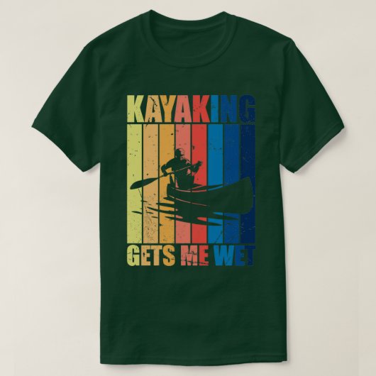 T-shirt Kayak Conception Pour Les Canoéistes Ou L'Entraîne (Design devant)
