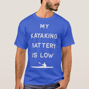 T-shirt Kayak Design Kayak Batterie basse lumière Kayak F