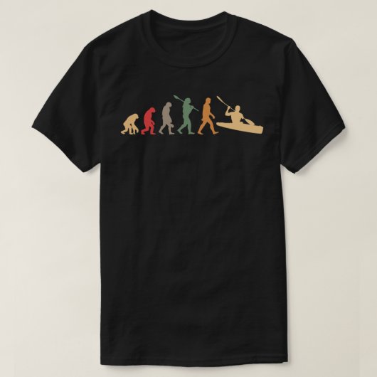 T-shirt Kayak évolution vintage (Design devant)