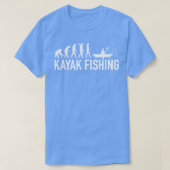 T-shirt Kayak Fishing Evolution 1 (Design devant)