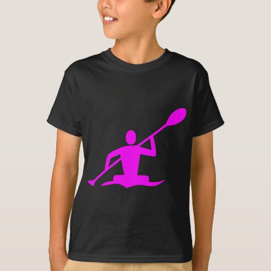 T-shirt Kayak - Magenta (Devant)