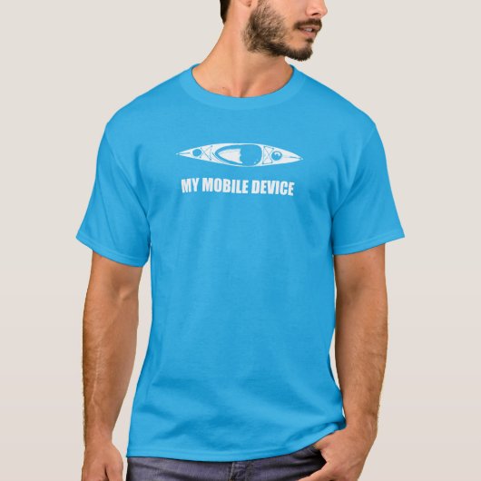 T-shirt Kayak, mon appareil mobile (Devant)