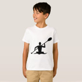 T-shirt Kayak - Noir (Devant entier)