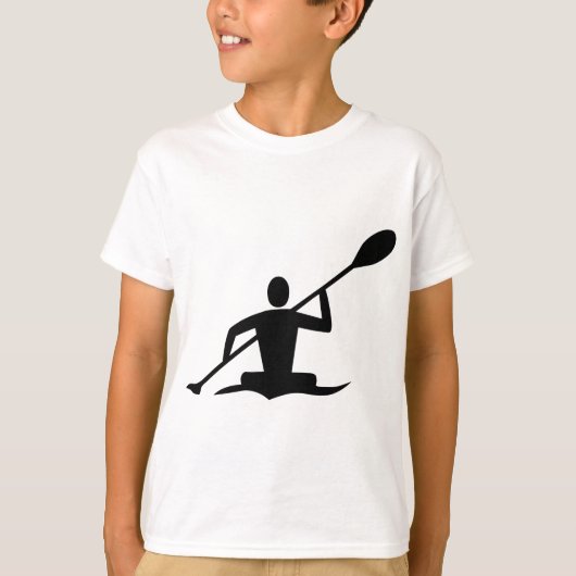 T-shirt Kayak - Noir (Devant)