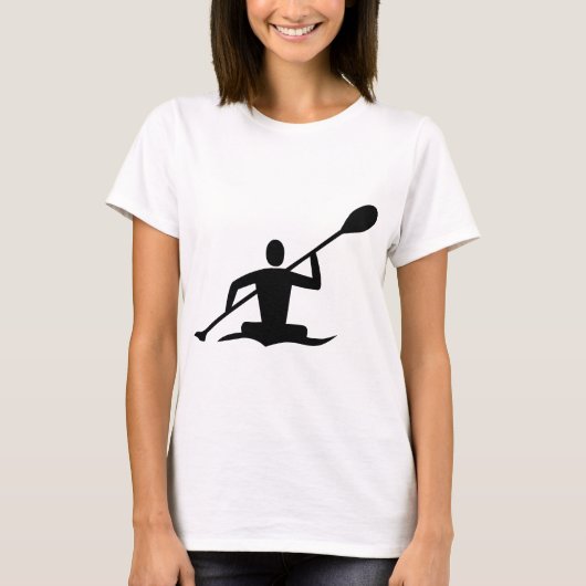 T-shirt Kayak - Noir (Devant)