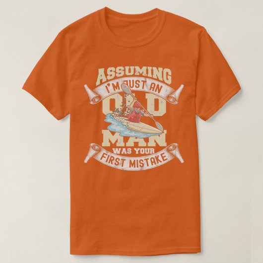 T-shirt Kayak Paddling White Water Rowing Kayaking Boat 11 (Design devant)