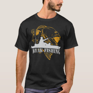 T-shirt Kayak Pêcheur Pêcheur Pêcheur Pêcheur Kayaking Ba