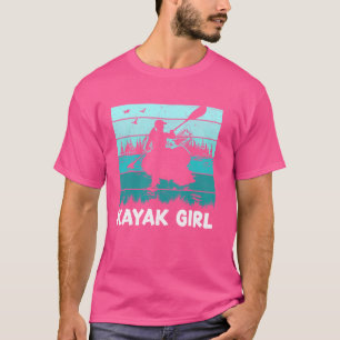 T-shirt Kayak Pour Femmes Filles Kayak Canoë Kayak Fille