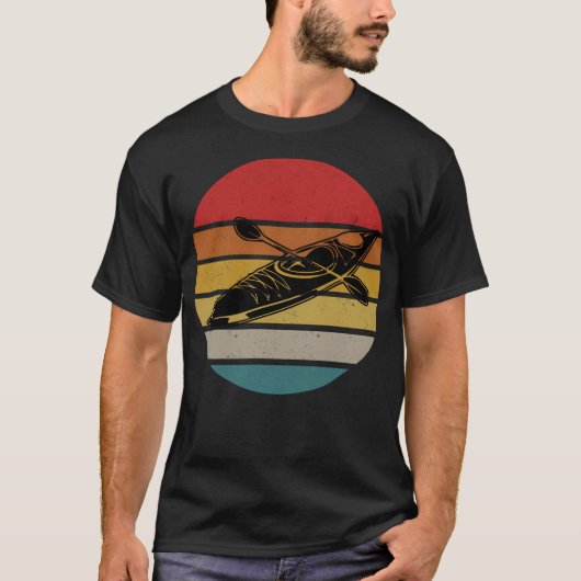 T-shirt Kayak Retro (Devant)