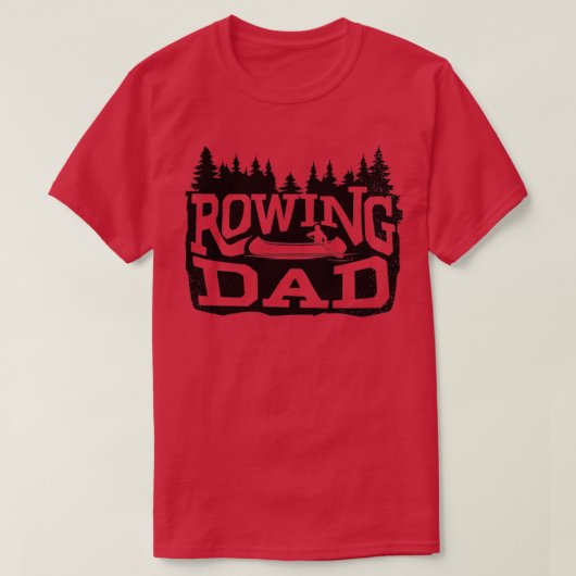 T-shirt Kayak Rowing Dad (Design devant)