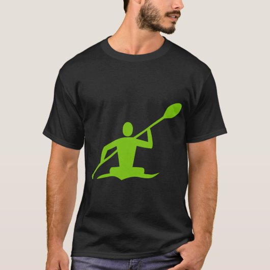 T-shirt Kayak - Vert Martien (Devant)