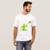 T-shirt Kayak - Vert Martien (Devant entier)