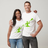 T-shirt Kayak - Vert Martien (Unisexe)