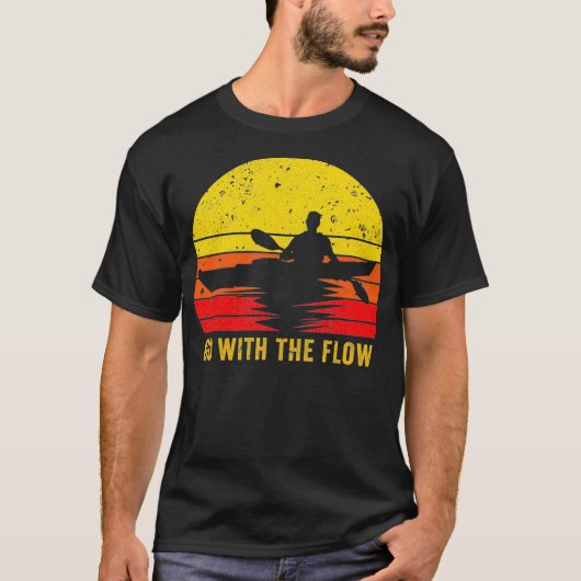 T-shirt Kayak Whitewater Canoë cadeau Kayaker Kayaking P (Devant)