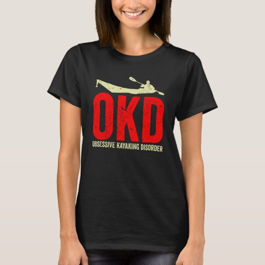T-shirt Kayaker Kayaking (Devant)