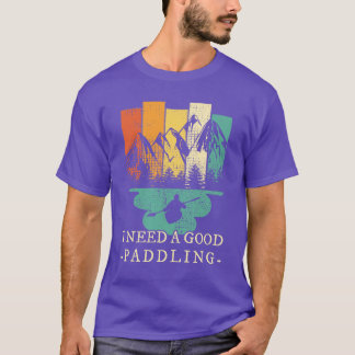 T-shirt Kayaking Canoë Retro