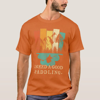 T-shirt Kayaking Canoë Retro