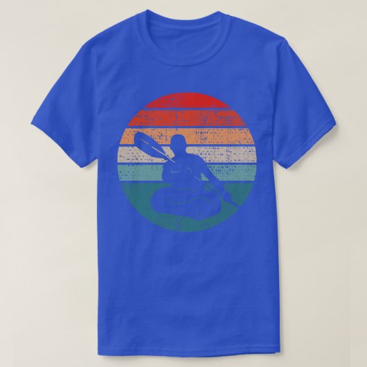 T-shirt Kayaking Canoë Retro 2 (Design devant)