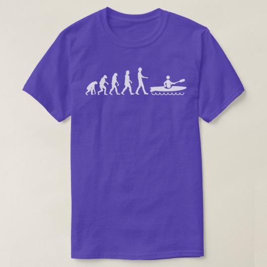 T-shirt Kayaking Evolution 1 (Design devant)