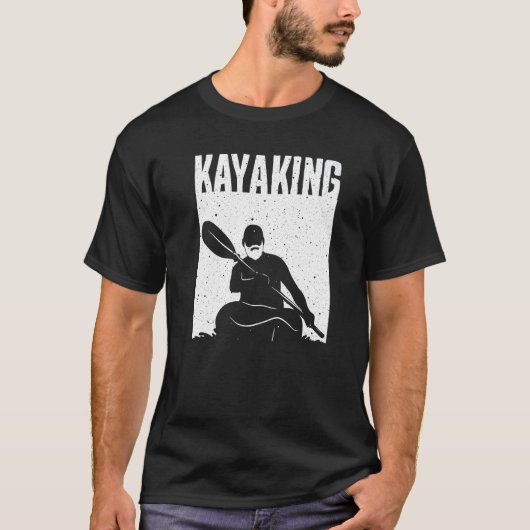 T-shirt Kayaking For Men Women Kayak Rafting Row (Devant)