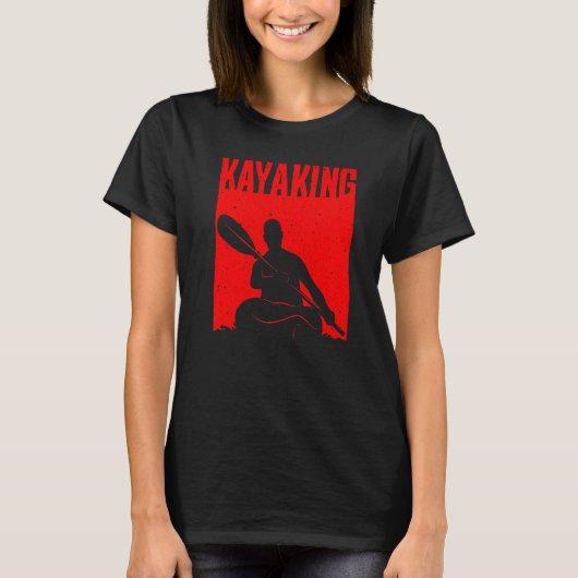 T-shirt Kayaking For Men Women Kayak Rafting Row 5 (Devant)