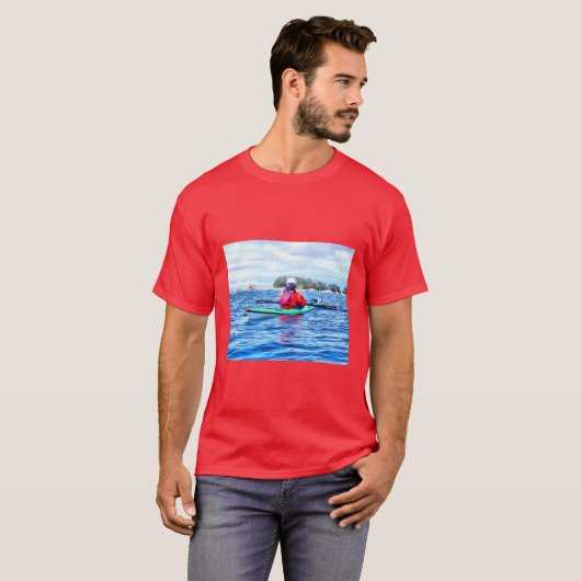 T-shirt Kayaking in the Baranof Islands in Alaska Oversize (Devant entier)