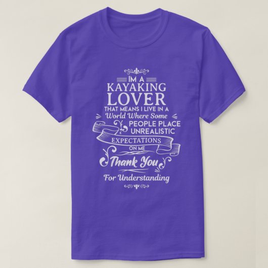 T-shirt Kayaking Lover Conception amusante pour cadeau 2 (Design devant)