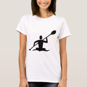 T-shirt Kayaking - noir