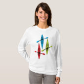 T-shirt Kayaks pour elle (Devant entier)