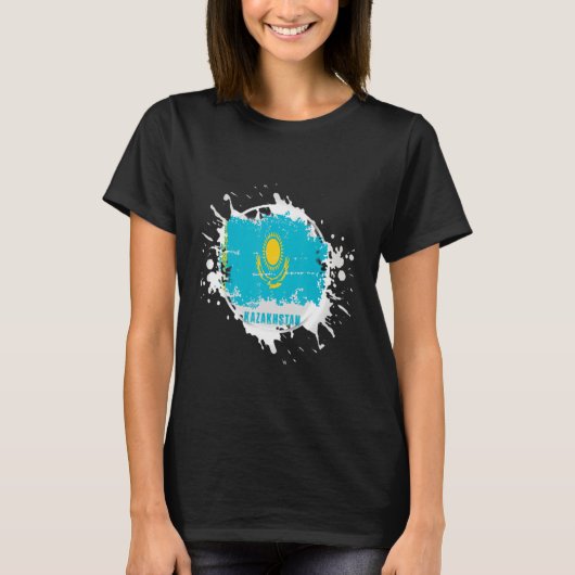 T-shirt Kazakhstan Splash (Devant)