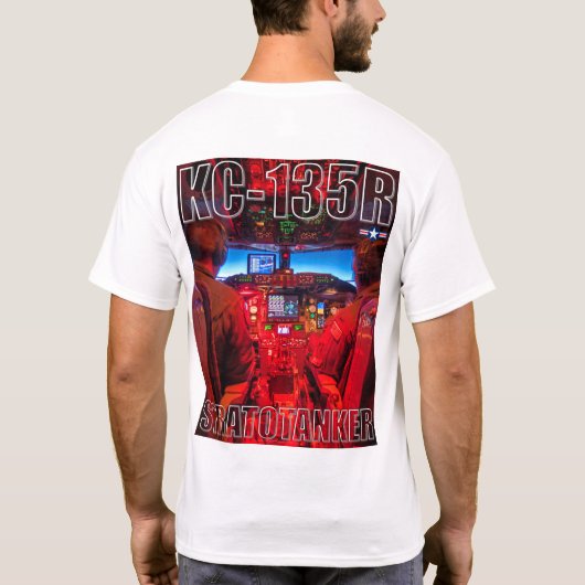 T-SHIRT KC-135R STRATOTANKER COCKPIT (Dos)
