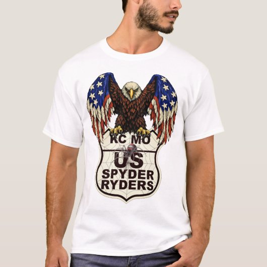 T-shirt KC MO Chapitre - Logo Eagle 1s (Devant)