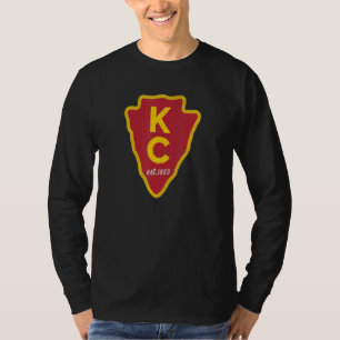 T-shirt Kc Original Rouge Kansas City Kc Unique Est 1853 K