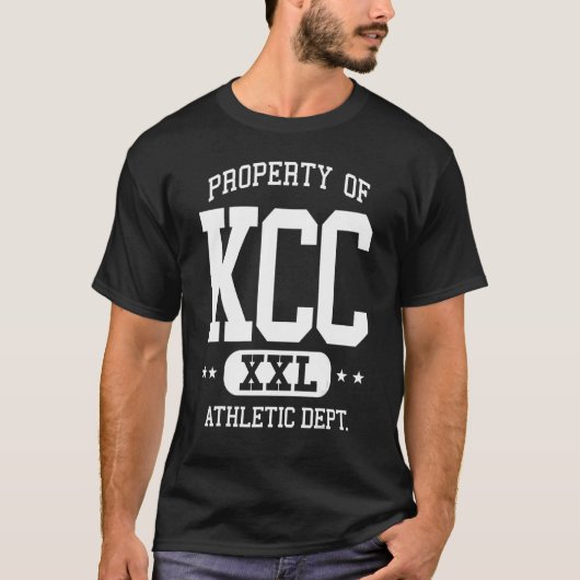 T-shirt KCC Retro Athletic Property Dept (Devant)