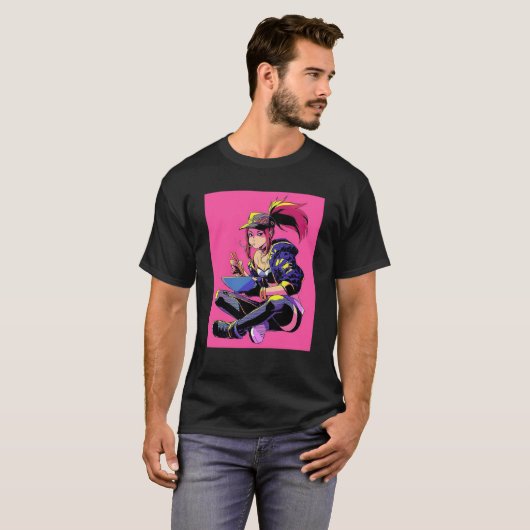 T-shirt KDA Akali (Devant entier)