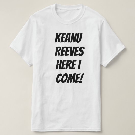T-shirt Keanu Reeves (Design devant)