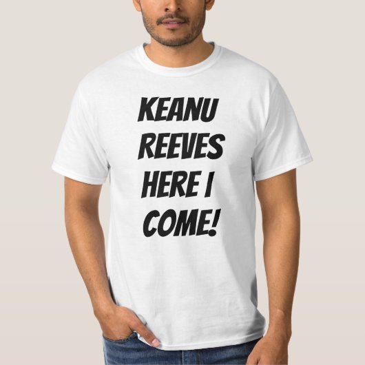 T-shirt Keanu Reeves (Devant)