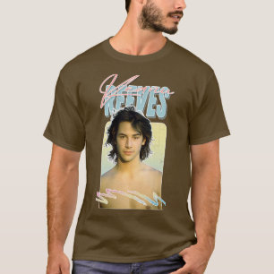 T-shirt Keanu Reeves Rétro 90s Aesthétique Ventilateur