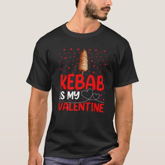 T-shirt Kebab Restauration Rapide Amour Drôle Kebab Est Ma (Devant)