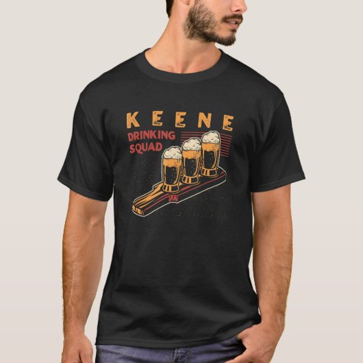T-shirt Keene Drad Squad New Hampshire Beer Nh Booze (Devant)