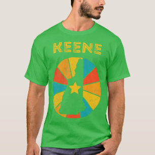T-shirt Keene New Hampshire Vintage Souvenir déshabillé 1