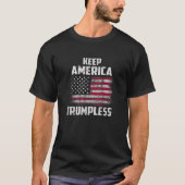 T-shirt Keep America Trumpless Funny (Devant)