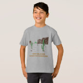 T-shirt Keep Calm And Avoid The Scorpions Desert Camping (Devant entier)