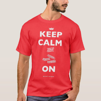 T-shirt Keep Calm and Pasta On Chef Britt Rescigno 