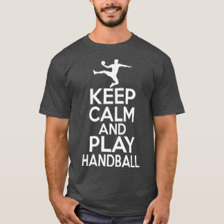 T-shirt Keep calm and play handball 4