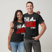 T-shirt Keep Calm The Truck Driver (Unisexe)