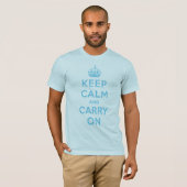 T-shirt keep_calm_trans_blue_10x10 (Devant entier)