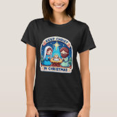 T-shirt Keep Christ In Christmas Nativity Scene Manger Jes (Devant)