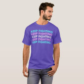 T-shirt Keep Fightingrans Pride vintage (Devant entier)